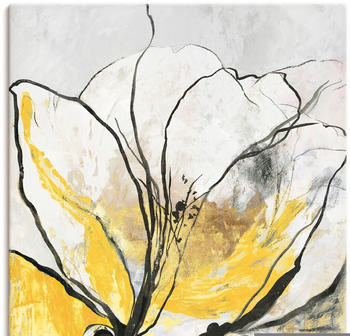 Art-Land Umrissenes Blumenmuster I gelbe Version 30x40cm (50688869-0)
