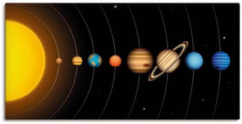 Art-Land Vector Sonnensystem mit Planeten 150x75cm (44715213-0)