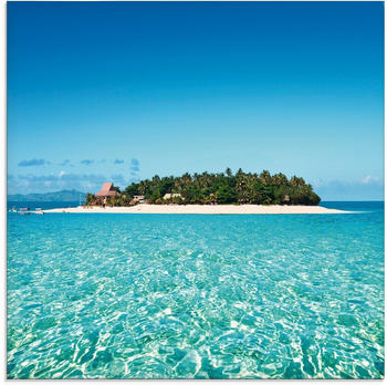 Art-Land Verblüffende Fiji Insel und klares Meer 50x50cm (18355405-0)