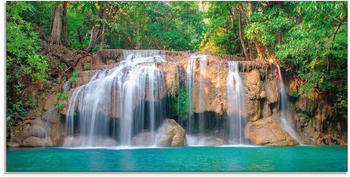 Art-Land Wasserfall im Wald National Park 100x50cm (12744747-0)