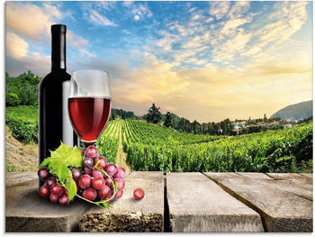 Art-Land Wein vor Weinbergen 80x60cm (69236847-0)