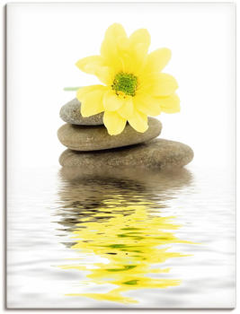 Art-Land Zen Spa Steine mit Blumen II 60x80cm (65685244-0)