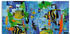 Art-Land Abstrakt Fische Blau 60x45cm (99814317-0)