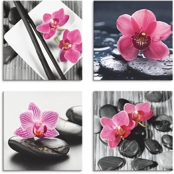 Art-Land Asiatische Komposition Orchidee Zen 40x40cm (97999811-0)