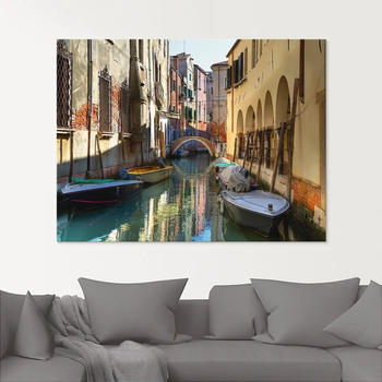 Art-Land Boote auf Kanal in Venedig 60x45cm (63824927-0)