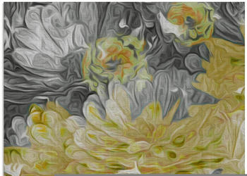 Art-Land Chrysanthemen in der Sonne III 40x40cm (47397566-0)