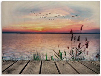 Art-Land Der See in den Farben der Wolken 80x60 cm (72924220-0)