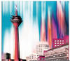 Artland Glasbild »Düsseldorf Skyline Collage I«, Deutschland, (1 St.), in
