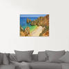 Artland Glasbild »Farbige Algarveküste«, Strand, (1 St.), in verschiedenen