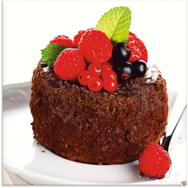 Art-Land Feiner Schokoladenkuchen mit Beeren 20x20cm (90129469-0)