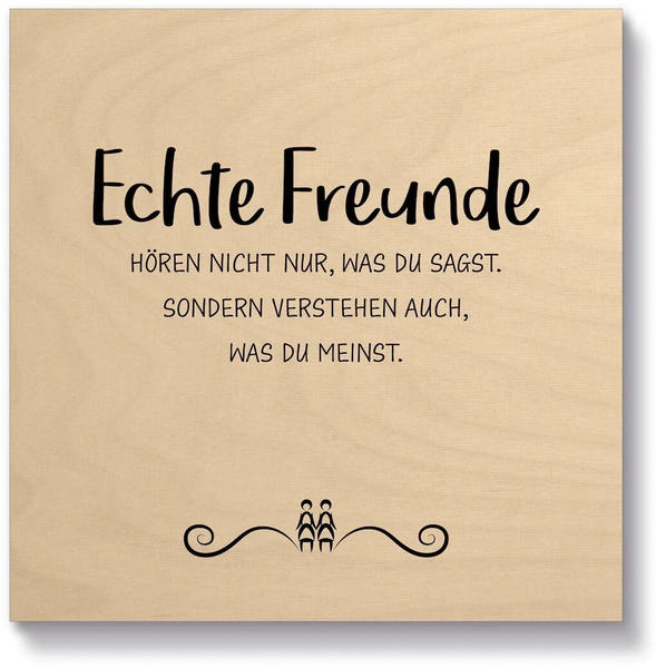 Art-Land Echte Freunde 15x15 cm (45620446-0)