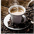 Art-Land Heißer Kaffee dampfender Kaffee 20x20cm (52694257-0)