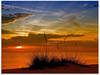 Artland Glasbild »Herrlicher Sonnenuntergang«, Sonnenaufgang & -untergang, (1...