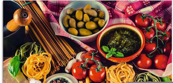 Art-Land Italienisch mediterrane Lebensmittel 50x50cm (90990667-0)