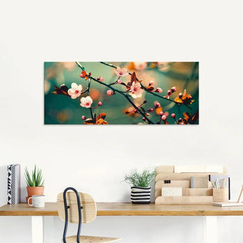 Art-Land Japanische Kirsch Sakura Blumen 125x50cm (61807535-0)