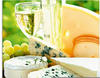 Artland Glasbild »Käse & Wein«, Lebensmittel, (1 St.), in verschiedenen Größen