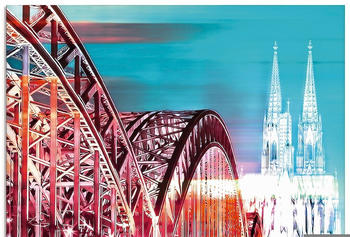Art-Land Köln Skyline Abstrakte Collage 13 30x30cm (21805931-0)