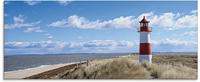 Artland Glasbild "Leuchtturm Sylt" Geb&auml;ude 1 Stk. tlg. in verschiedenen...