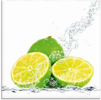 Art-Land Limette mit Spritzwasser 30x30cm (96625908-0)