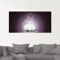 Artland Glasbild "Magie der Lotus-Blume" Blumen 1 Stk. tlg.