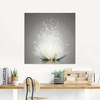 Artland Glasbild "Magie der Lotus-Blume" Blumen 1 Stk. tlg.