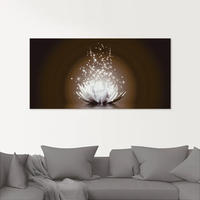 Artland Glasbild "Magie der Lotus-Blume" Blumen 1 Stk. tlg.