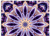 Artland Glasbild »Mandala Stern lila«, Muster, (1 St.), in verschiedenen...