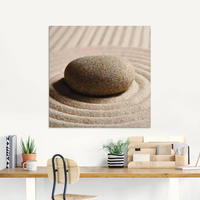 Artland Glasbild "Mini Zen Garten - Sand" Zen 1 Stk. tlg. in verschiedenen...
