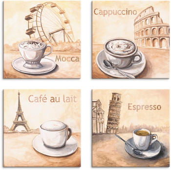 Art-Land Mocca Cappuccino Café au lait Espresso 30x30cm (35471761-0)