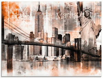 Art-Land New York Skyline Collage V 60x45cm (57881026-0)