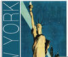 Artland Glasbild »New York Vintage Reiseplakat«, Amerika, (1 St.), in...