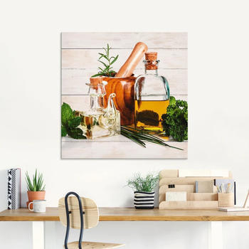 Art-Land Olivenöl und Kräuter Küche 30x30cm (92242509-0)