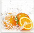 Art-Land Orange mit Spritzwasser 30x30cm (82360631-0)