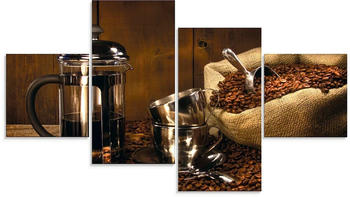 Art-Land Sack Kaffeebohnen mit Presse 120x70cm (88636067-0)