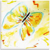 Artland Glasbild »Schmetterling Gelb«, Insekten, (1 St.), in verschiedenen...