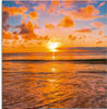 Artland Glasbild »Sonnenuntergang am Strand«, Sonnenaufgang & -untergang, (1 St.),