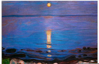 Art-Land Sommernacht am Meeresstrand 50x50cm (25681932-0)