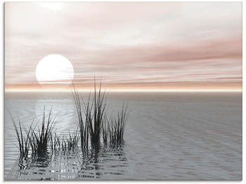 Art-Land Sonnenuntergang mit Schilf 60x45cm (94487126-0)