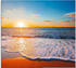 Art-Land Sonnenuntergang und das Meer 20x20cm (83654929-0)