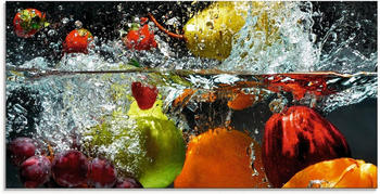 Art-Land Spritzendes Obst auf dem Wasser 100x50cm (12528929-0)