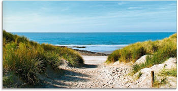 Art-Land Strand mit Sanddünen und Weg zur See 100x50cm (94153151-0)
