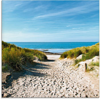 Art-Land Strand mit Sanddünen und Weg zur See 30x30cm (10811535-0)