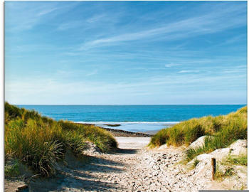 Art-Land Strand mit Sanddünen und Weg zur See 40x40cm (68938801-0)