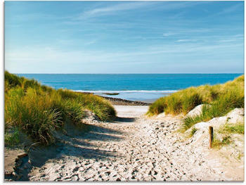 Art-Land Strand mit Sanddünen und Weg zur See 80x60cm (72182903-0)