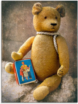 Art-Land Teddybär mit Sparbüchse 45x60cm (75247116-0)