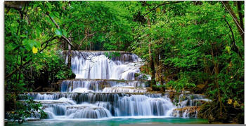 Art-Land Tiefen Wald Wasserfall 30x30cm (83662737-0)
