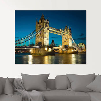 Art-Land Tower Bridge Abenddämmerung London 20x20cm (98774633-0)