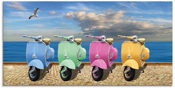 Art-Land Vespa-Roller in bunten Farben 60x30cm (32496730-0)