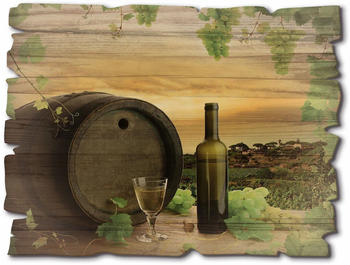 Art-Land Wein Trauben Reben Weinberg 40x30 cm (23942326-0)