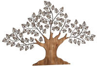 HOFMANN LIVING AND MORE Wanddekoobjekt "Baum" Materialmix aus Metall und Holz
